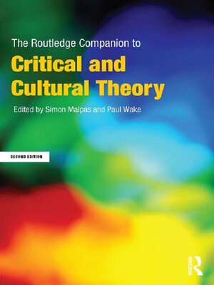 cover image of The Routledge Companion to Critical and Cultural Theory